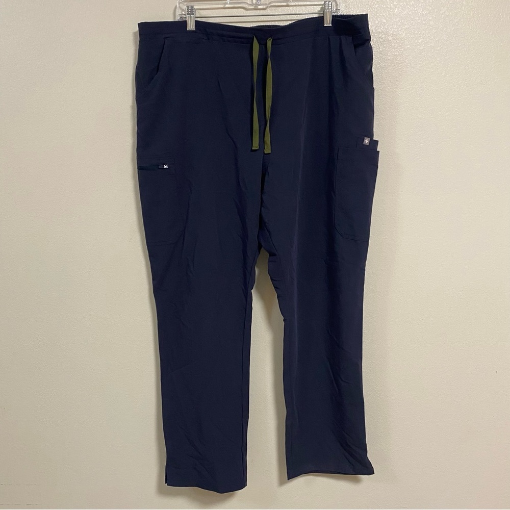 Figs Scrub pants Unisex Size XXL Navy Drawstring Medical Scrub pants
